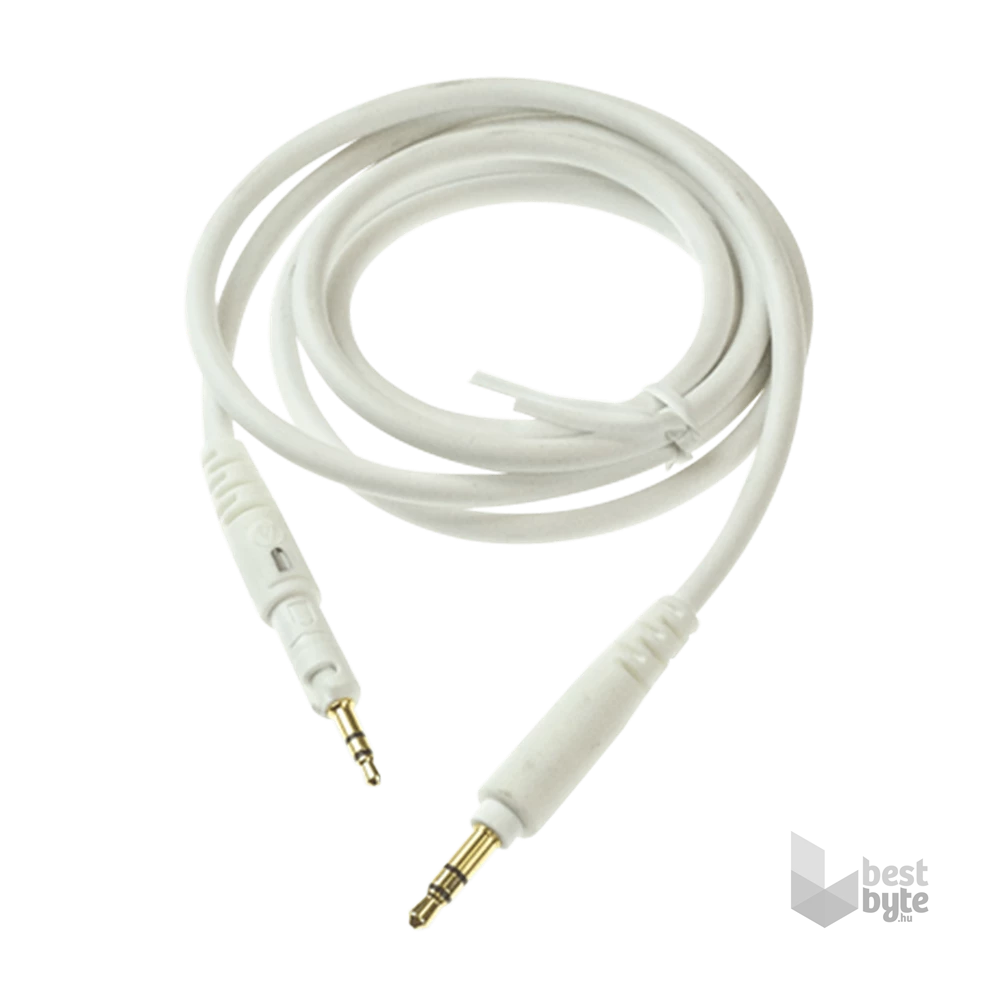 Audio-Technica ATH-M50x/ATH-M40x fejhallgatókhoz 1,2m egyenes fehér kábel