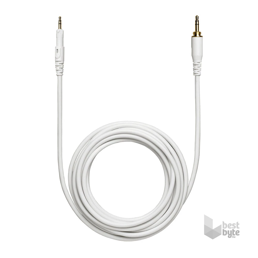 Audio-Technica ATH-M50x/ATH-M40x fejhallgatókhoz 1,2m egyenes fehér kábel