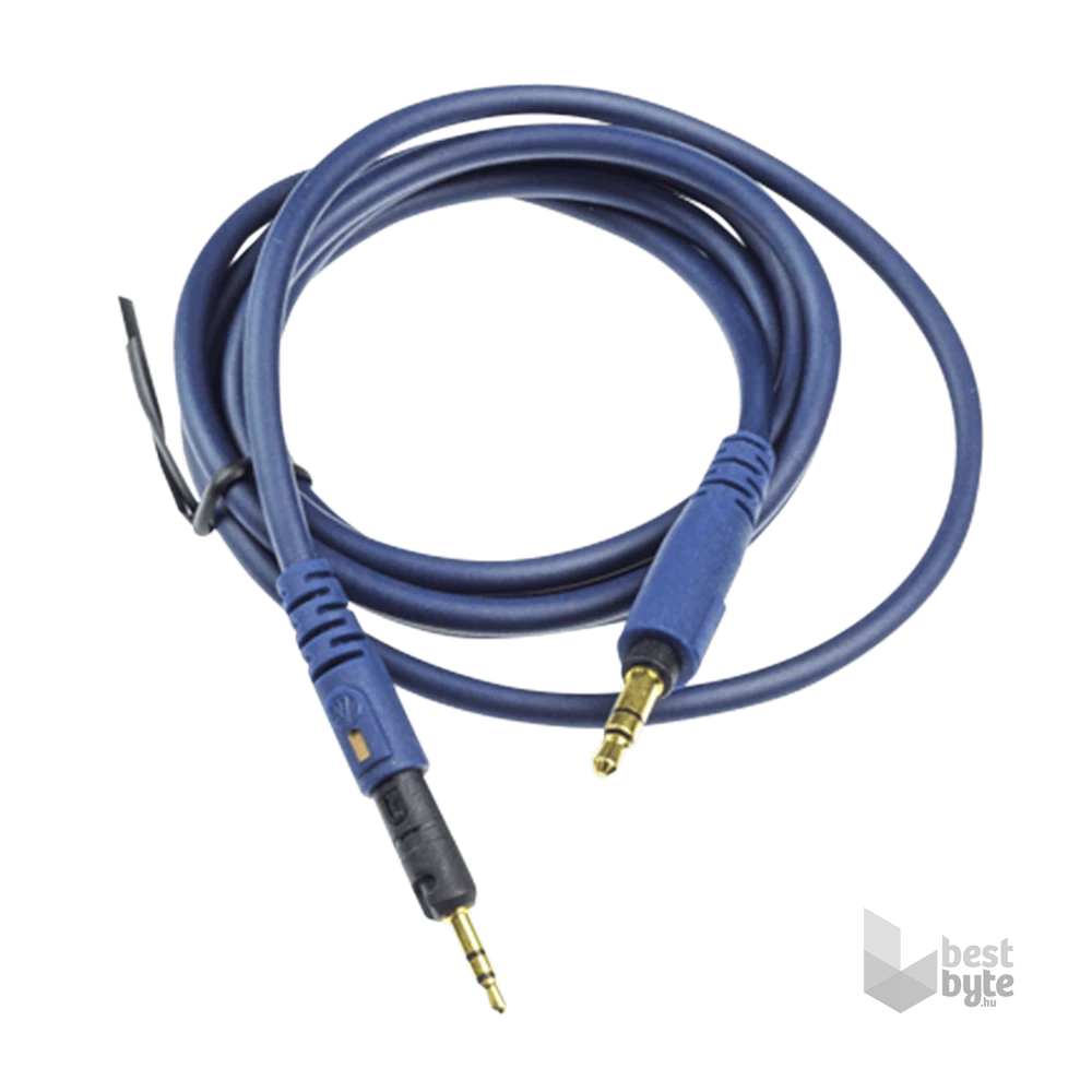 Audio-Technica ATH-M50x/ATH-M40x fejhallgatókhoz 1,2m egyenes kék kábel