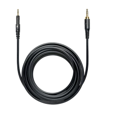Audio-Technica ATH-M50x/ATH-M40x fejhallgatókhoz 3m egyenes fekete kábel