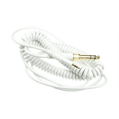 Audio-Technica ATH-M50x/ATH-M40x fejhallgatókhoz 3m tekercselt fehér kábel