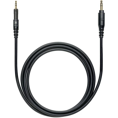 Audio-Technica ATH-M50x/ATH-M40x fejhallgatókhoz 3m tekercselt fekete kábel