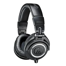 Audio-Technica ATH-M50X professzionális stúdió minőségű fekete monitor fejhallgató