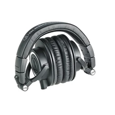 Audio-Technica ATH-M50X professzionális stúdió minőségű fekete monitor fejhallgató