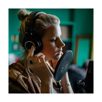 Audio-Technica ATH-M50X professzionális stúdió minőségű fekete monitor fejhallgató