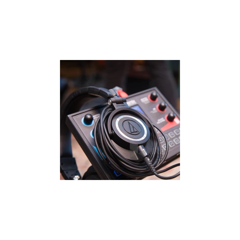 Audio-Technica ATH-M50X professzionális stúdió minőségű fekete monitor fejhallgató