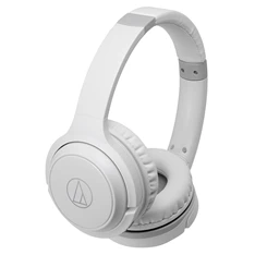 Audio-Technica ATH-S200BTWH Bluetooth fehér mikrofonos fejhallgató