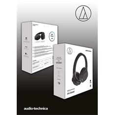 Audio-Technica ATH-SR30BTBK Bluetooth mikrofonos fekete fejhallgató