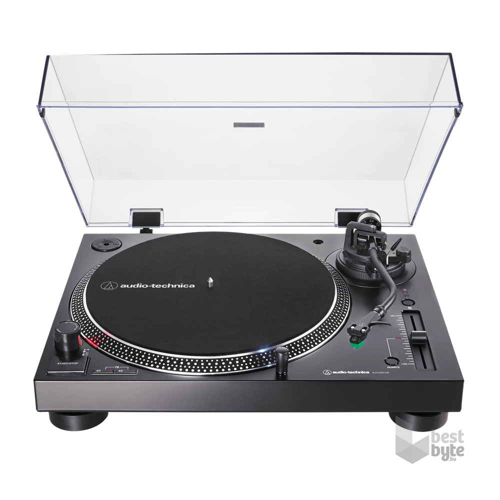 Audio-Technica AT-LP120XBTUSBBK fekete Bluetooth/USB kimenet bakelit lemezjátszó