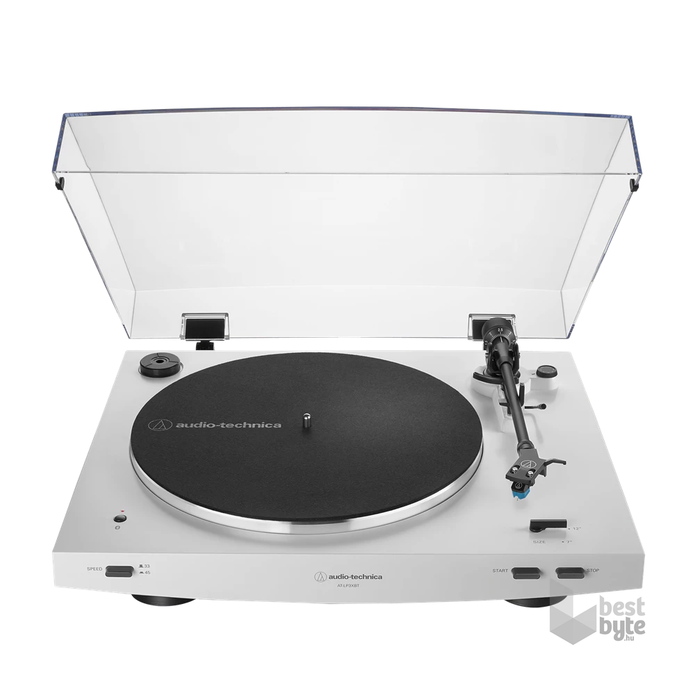 Audio-Technica AT-LP3XBTWH automata szíjhatásos fehér Bluetooth/bakelit lemezjátszó