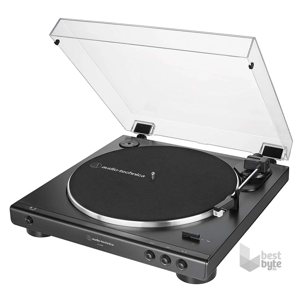 Audio-Technica AT-LP60XBTBK fekete Bluetooth/bakelit lemezjátszó