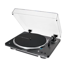 Audio-Technica AT-LP70XBTBS automata szíjhatásos fekete-ezüst Bluetooth/bakelit lemezjátszó