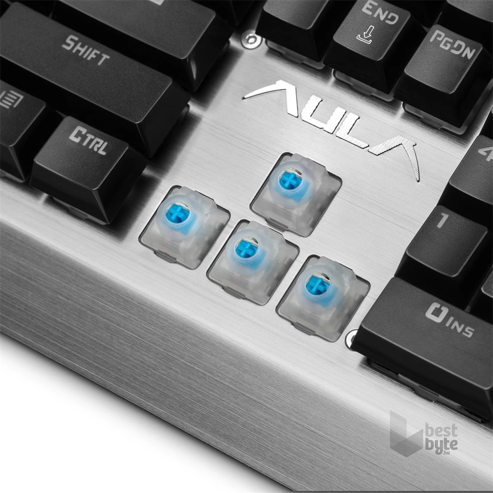 Aula AULA MECHANICAL ASSAULT HU Assault HUN fém világító mechanikus gamer billentyűzet