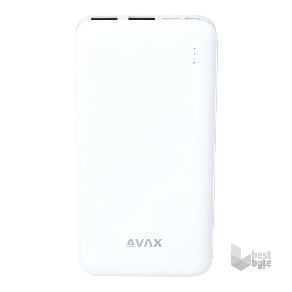Avax PB104W LIGHTY 10000mAh fehér power bank