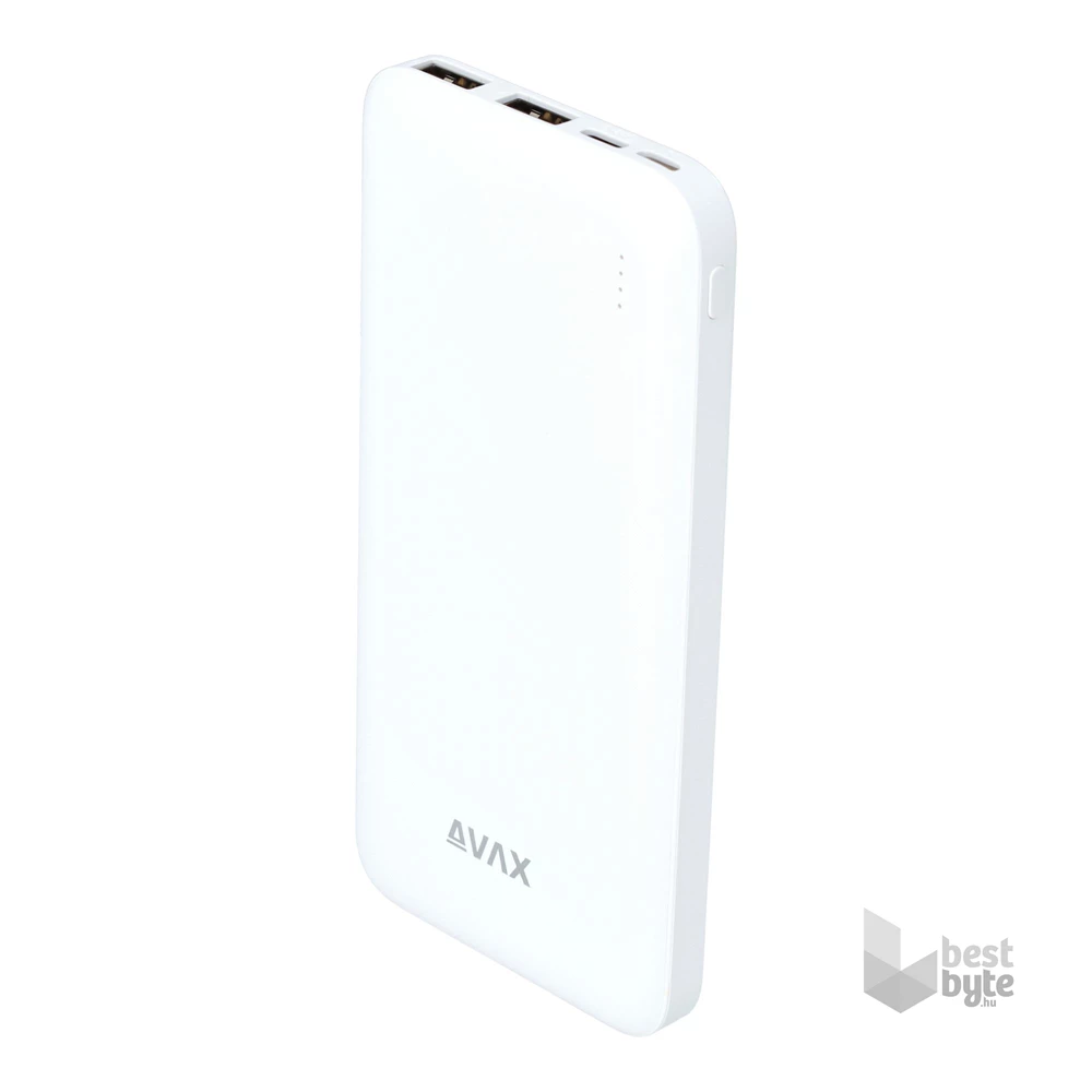 Avax PB104W LIGHTY 10000mAh fehér power bank