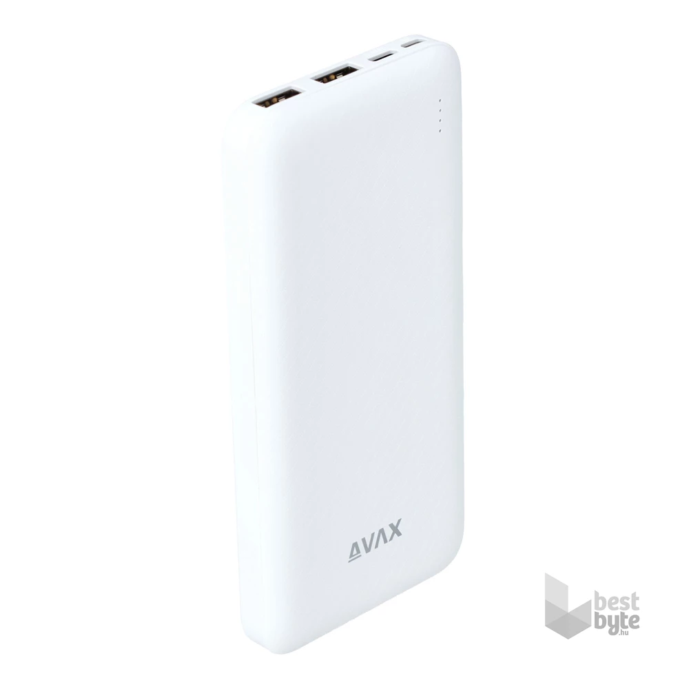 Avax PB104W LIGHTY 10000mAh fehér power bank