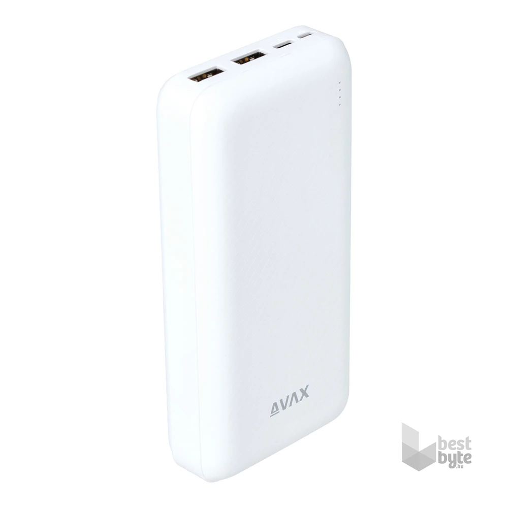 Avax PB201W LIGHTY 20000mAh fehér power bank