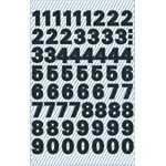 Avery 3781 38pt időjárásálló számok fekete matrica