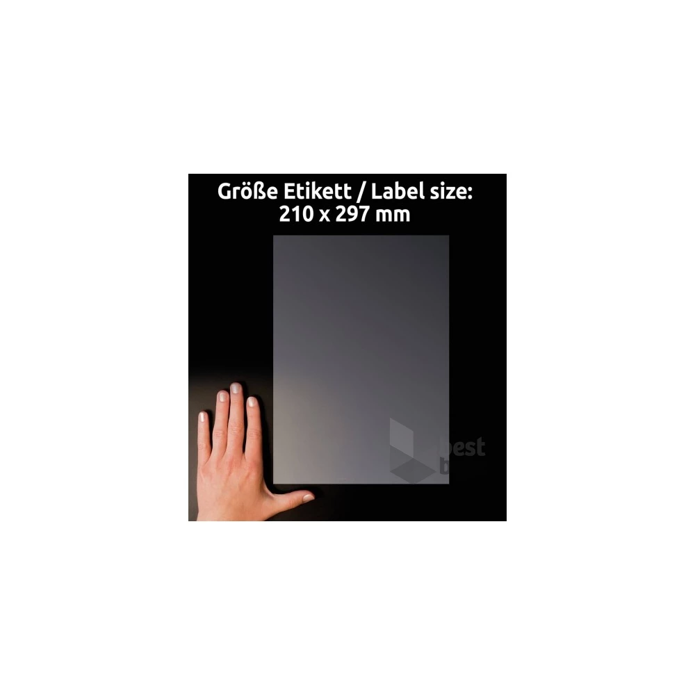 Avery L8011-10 antimikrobiális 210x297mm átlátszó fóliacímke