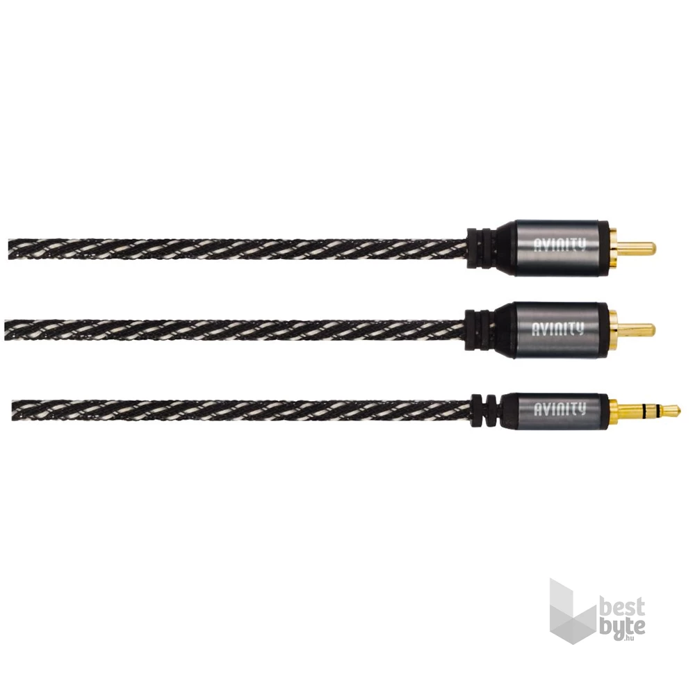 Avinity 127077 [2] 1,5m 3,5mm jack-2RCA audio kábel