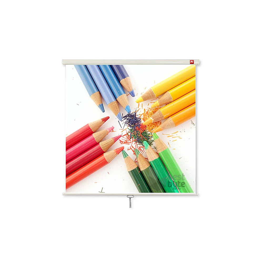 Avtek Wall Standard 200 1:1 200x200cm matt fehér rolós vetítővászon