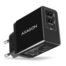 Axagon ACU-DS16 2.2A + 1A fekete fali töltő