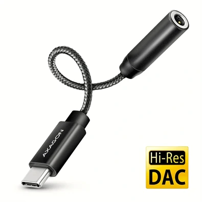 Axagon ADA-HC Mini USB-C audio adapter 384 kHz / 32 bit DAC átalakítóval