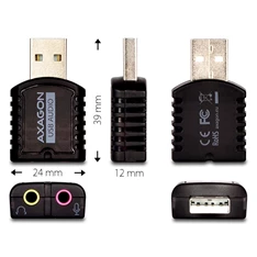 Axagon ADA-10 USB stereo audio adapter