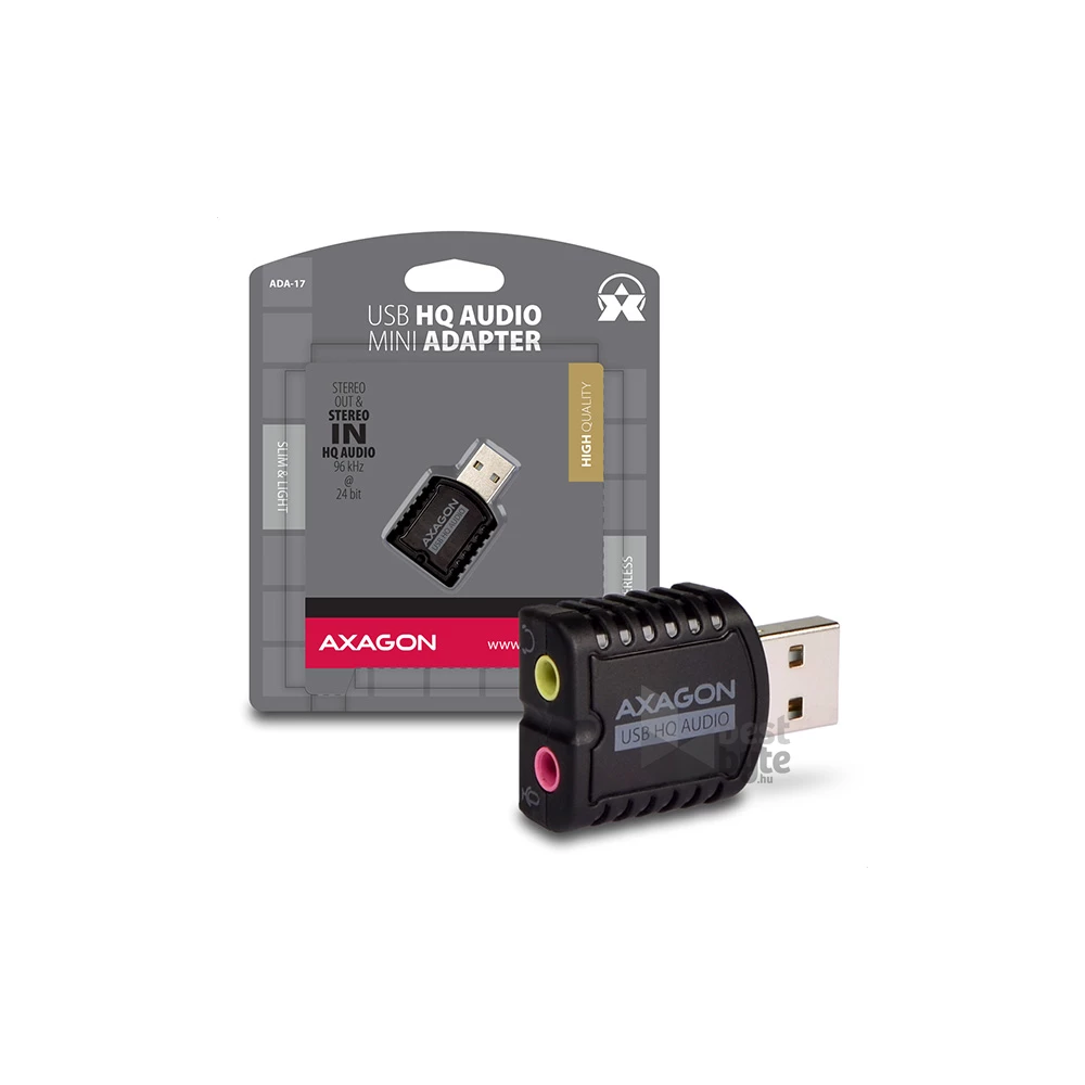 Axagon ADA-17 USB stereo HQ audio adapter
