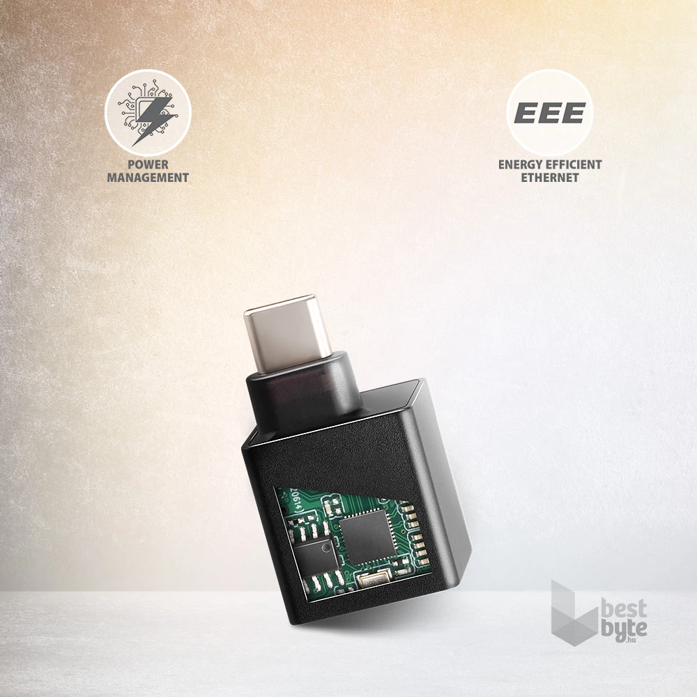 Axagon ADE-MINIC Type-C USB 3.2 - Gigabit Ethernet adapter