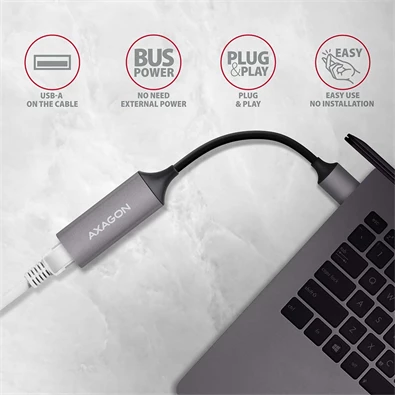 Axagon ADE-TR Type-A USB 3.2 - Gigabit Ethernet adapter