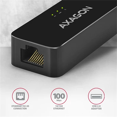 Axagon ADE-XR USB 2.0 - Fast Ethernet adapter