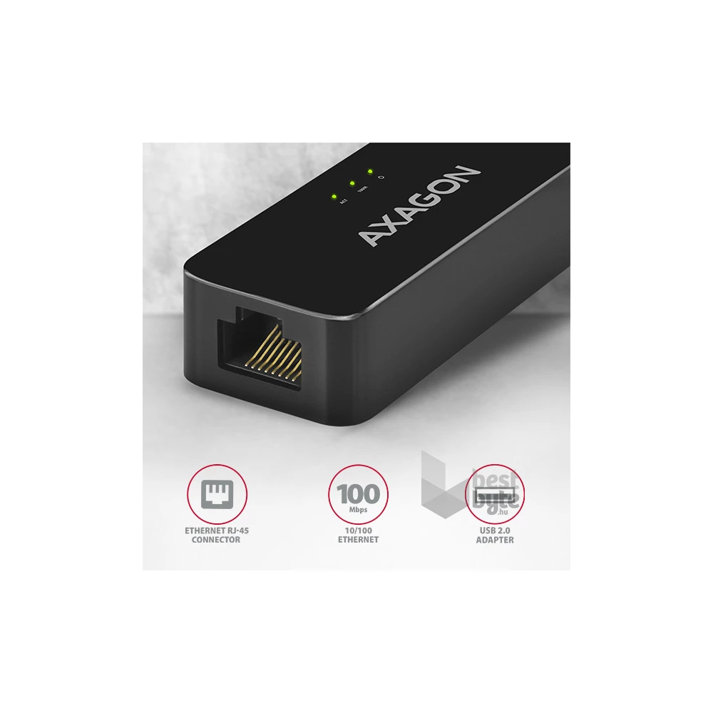 Axagon ADE-XR USB 2.0 - Fast Ethernet adapter