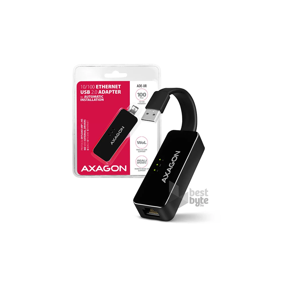 Axagon ADE-XR USB 2.0 - Fast Ethernet adapter
