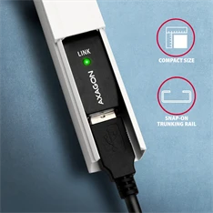 Axagon ADR-205 aktív USB hosszabbító kábel 5m