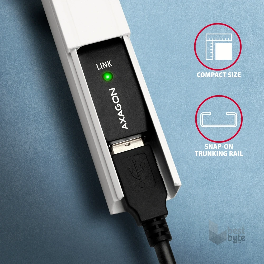 Axagon ADR-205 aktív USB hosszabbító kábel 5m