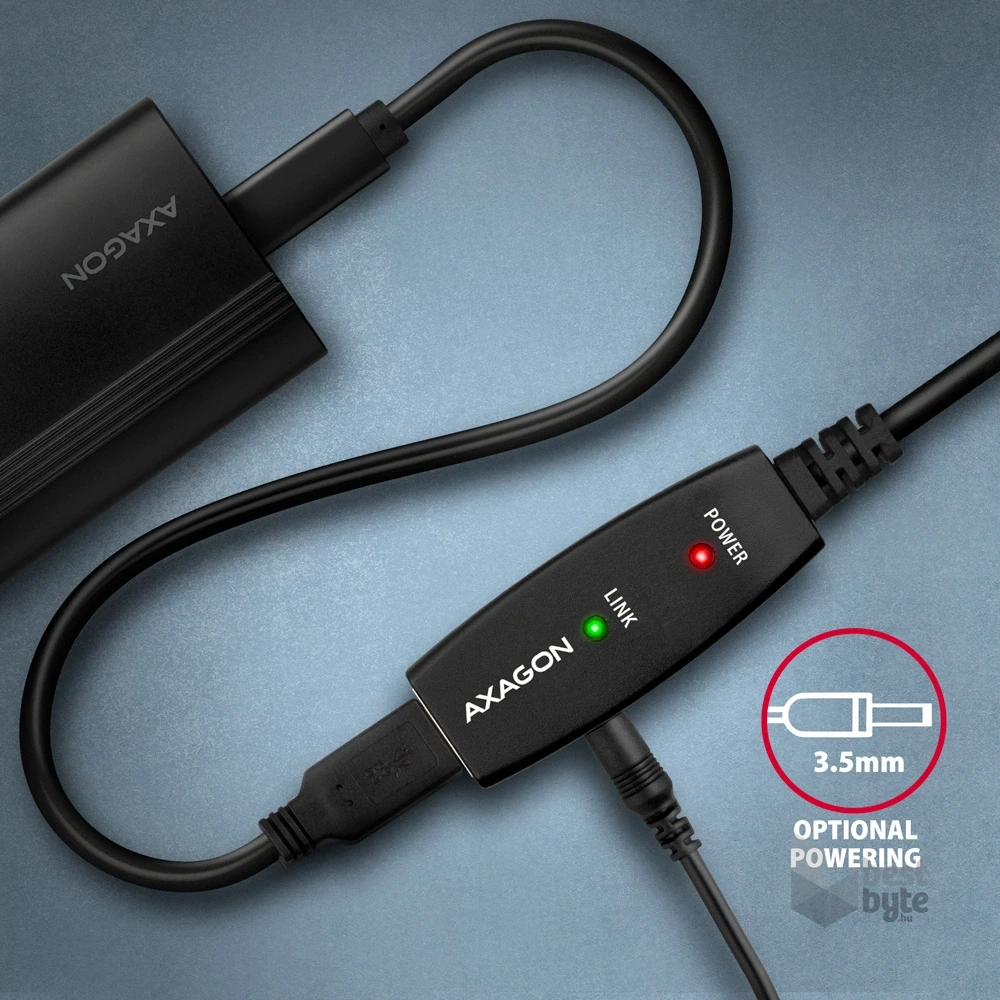 Axagon ADR-210 aktív USB hosszabbító kábel 10m