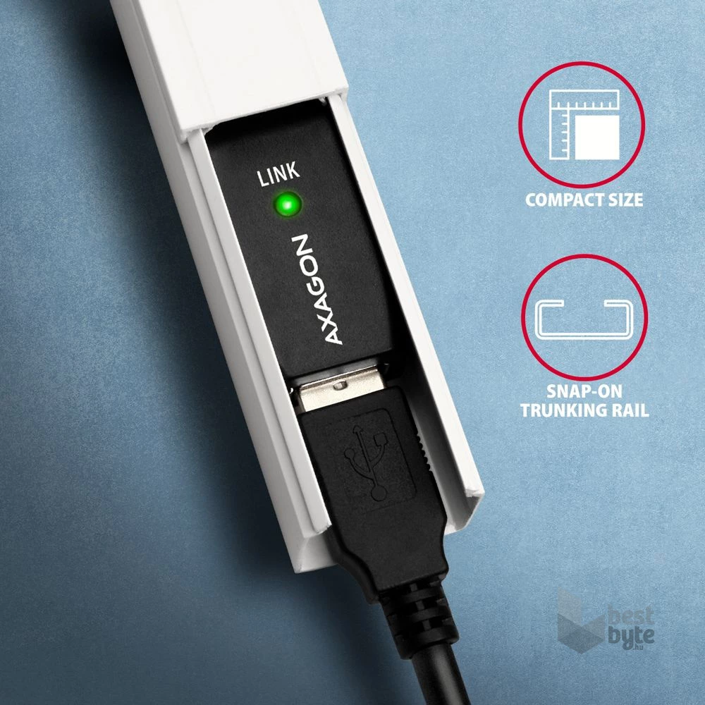 Axagon ADR-207 7,5m USB repeater kábel