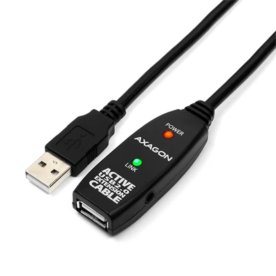 Axagon ADR-210 aktív USB hosszabbító kábel 10m