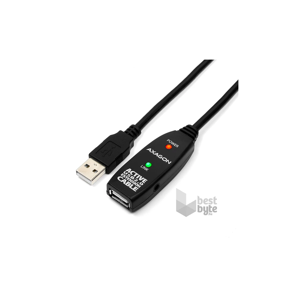Axagon ADR-210 aktív USB hosszabbító kábel 10m