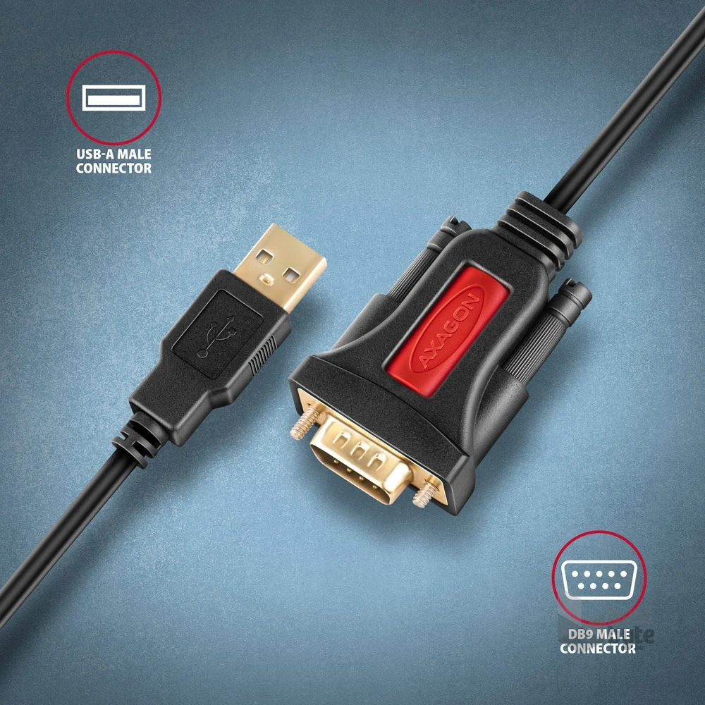 Axagon ADS-1PSN USB - soros aktív adapter kábel