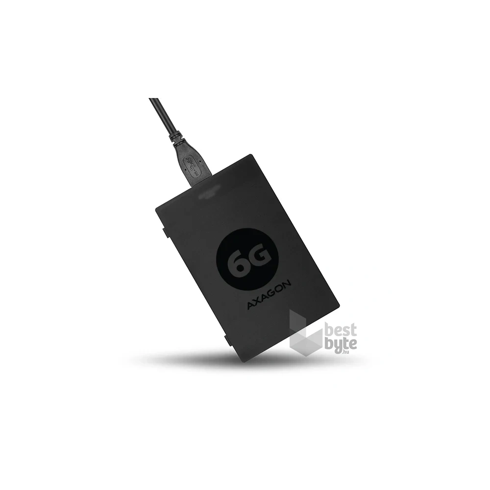 Axagon ADSA-1S6 USB 3.0 szürke külső SATA3 HDD/SSD ház