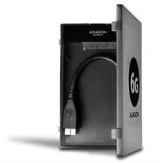 Axagon ADSA-1S6 USB 3.0 szürke külső SATA3 HDD/SSD ház