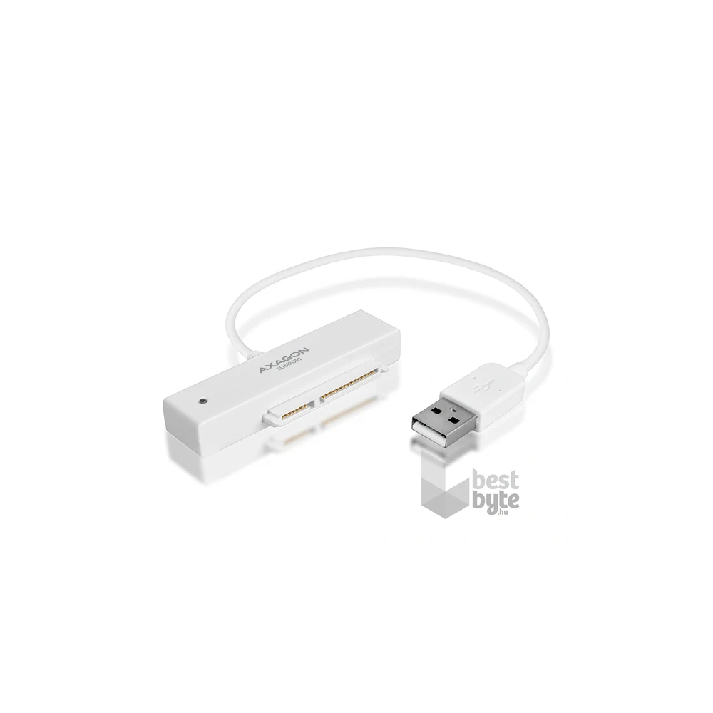 Axagon ADSA-1S USB 2.0 fehér külső HDD/SSD ház