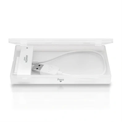 Axagon ADSA-1S USB 2.0 fehér külső HDD/SSD ház