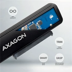 Axagon ADSA-FP2A Slim Adapter Pro USB-A 5GBPS 2,5" SSD/HDD adapter