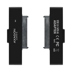 Axagon ADSA-1S6 USB 3.0 szürke külső SATA3 HDD/SSD ház