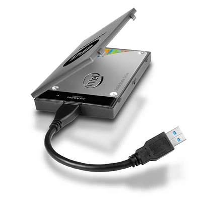 Axagon ADSA-1S6 USB 3.0 szürke külső SATA3 HDD/SSD ház