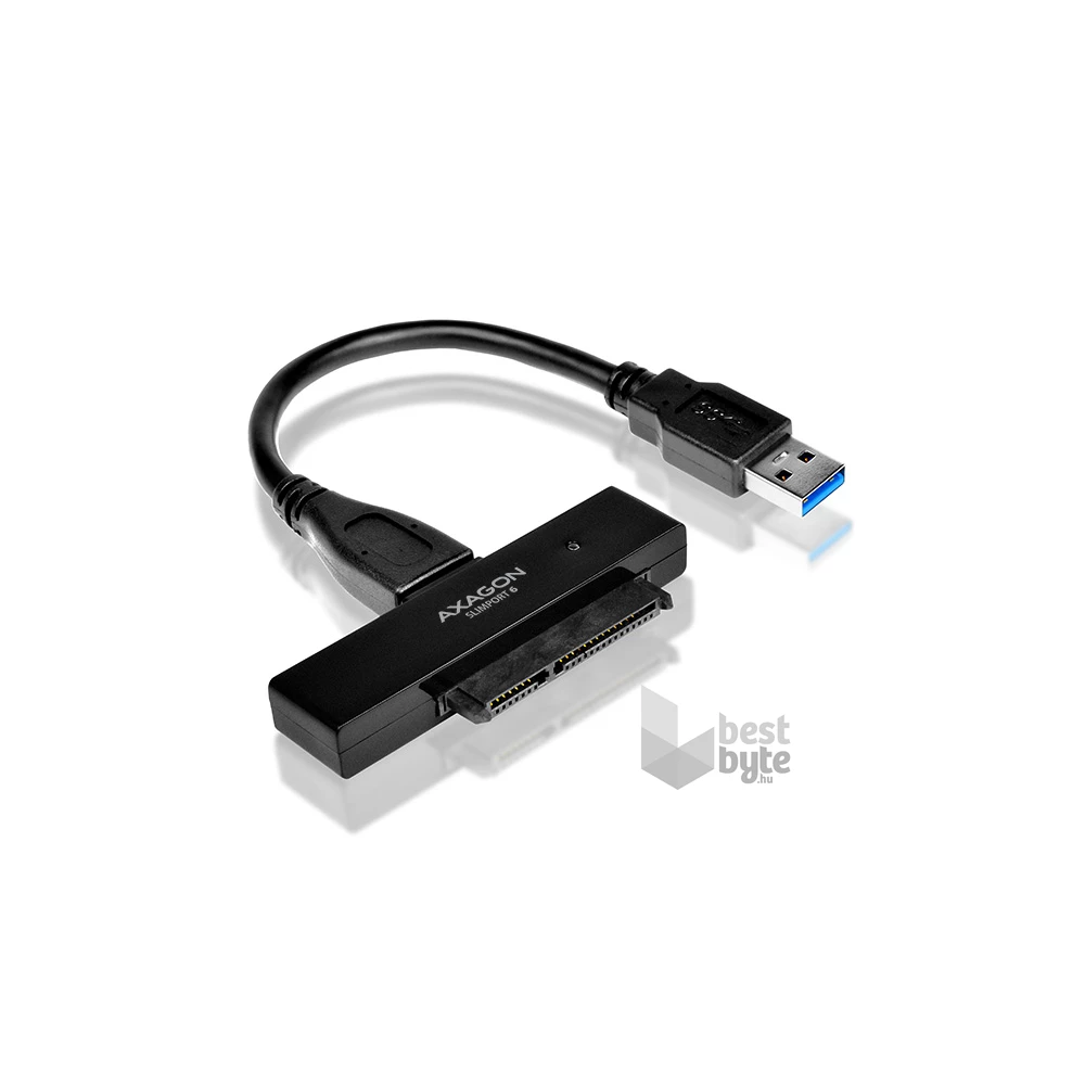 Axagon ADSA-1S6 USB 3.0 szürke külső SATA3 HDD/SSD ház