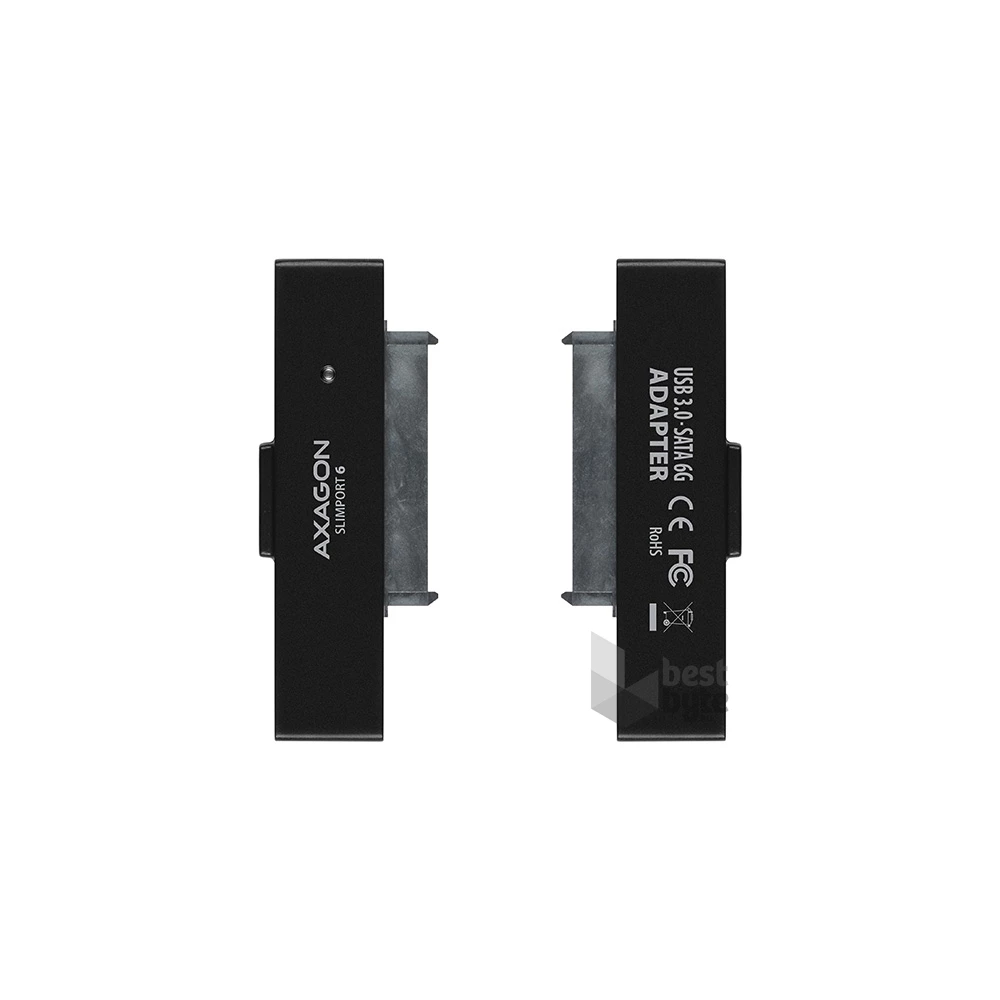 Axagon ADSA-1S6 USB 3.0 szürke külső SATA3 HDD/SSD ház